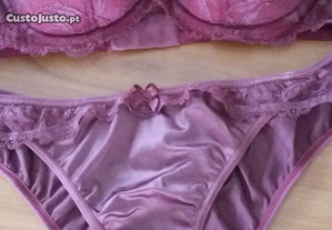 lingerie rosa