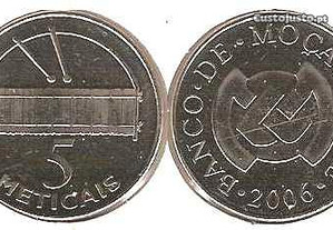 Moçambique - 5 Meticais 2006 - soberba