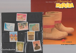 Artesanato da Madeira - carteira com selos CTT