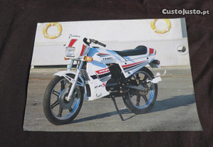 Folheto panfleto Famel XF 25 S - Zundapp motorizada 50 cc antiga mota