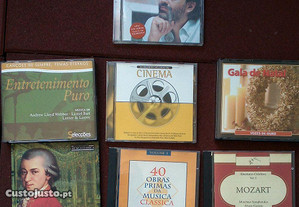 CDs de música clássica, orquestral e outros
