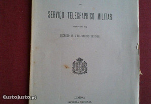 Regulamento do Serviço Telegráfico Militar-1908