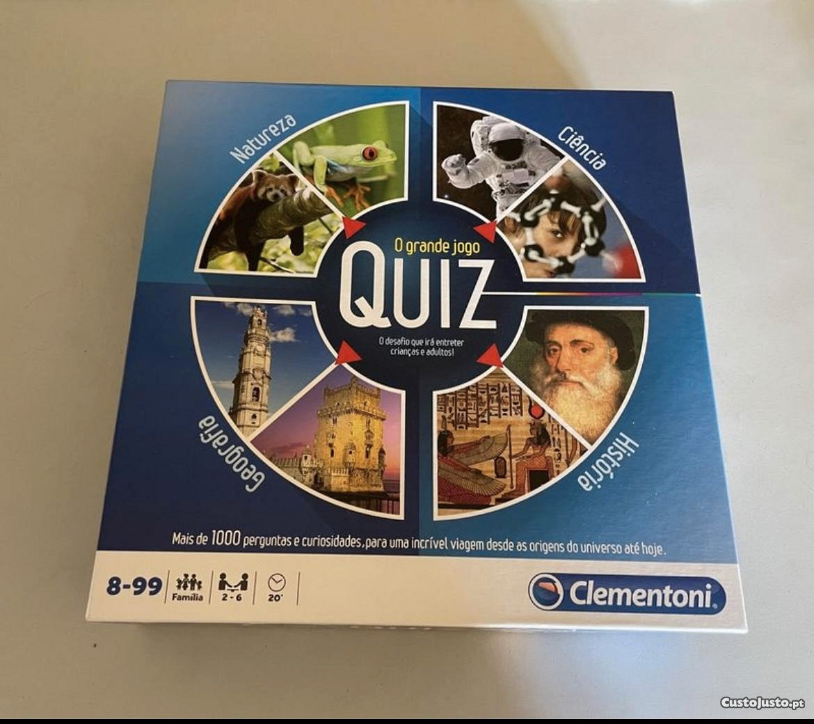 O Grande Jogo Quiz - Curiosidades – Clementoni PT