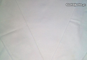 Casaco e camisola Cadena malha fina muito macia em cor branco e tamanho L - Artigo novo