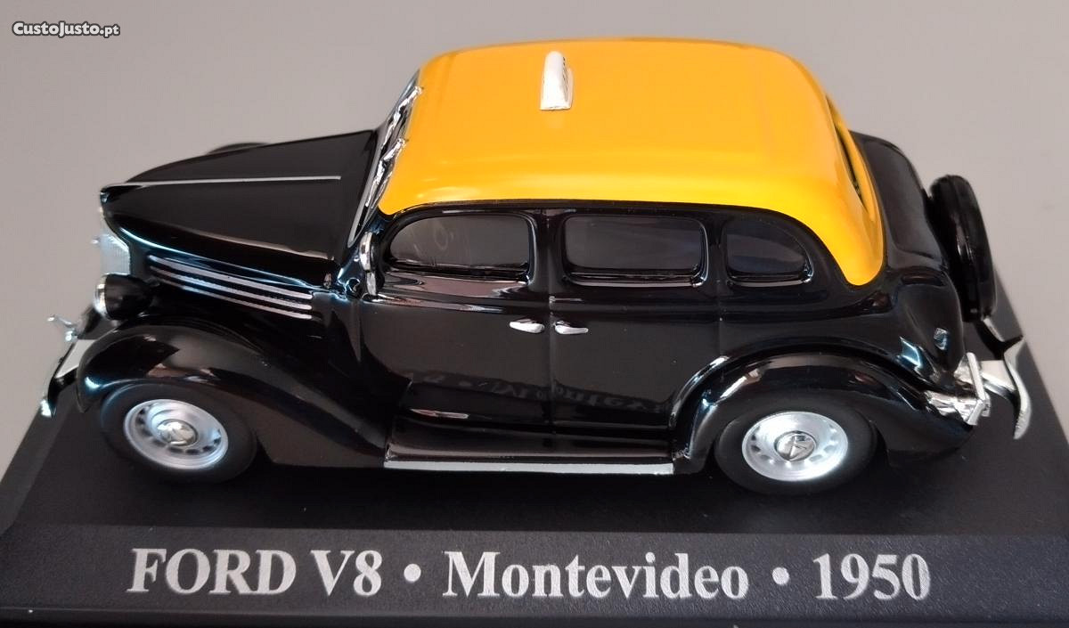 Miniatura 1:43 Táxi FORD V8 (1950) Montevideu 1ª Série