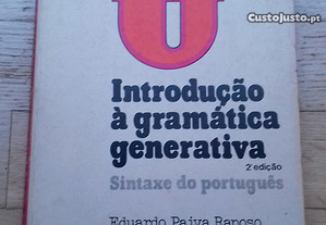 Introdução à Gramática Generativa, de Eduardo Paiva Raposo