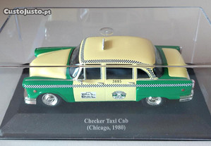 * Miniatura 1:43 Colecção "Táxis do Mundo" Checker Táxi Cab (1980) Chicago 2ª Série