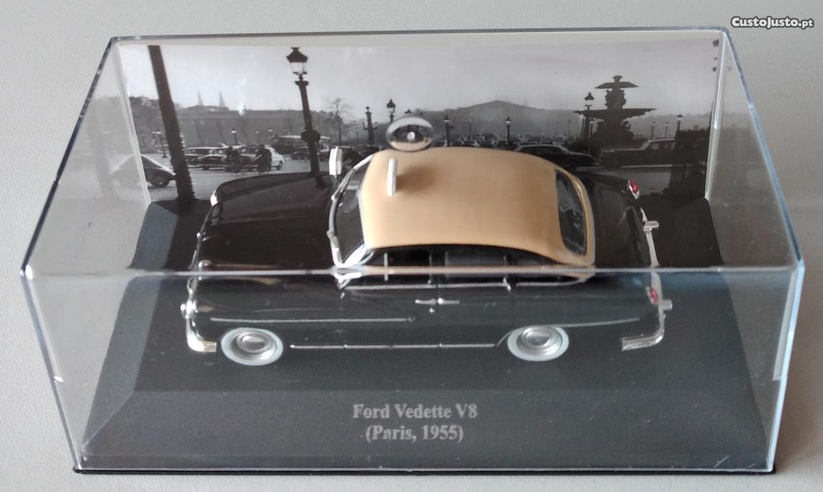 Miniatura 1:43 Táxi FORD VEDETTE V8 (1955) Paris 2ª Série