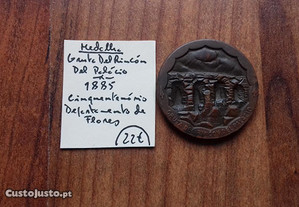 Medalha 1885 Gruta del Rincón del Palácio