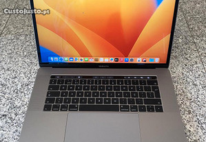 MacBook Pro 15 Touch Bar (A1707) - i7 / 16GB Ram / 512GB SSD - Como novo / Com garantia