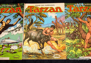 Livros BD Tarzan Edgar Rice Burroughs Futura
