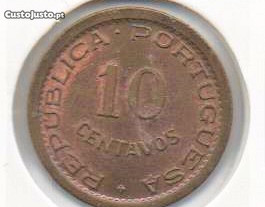 Angola - 10 Centavos 1949 - bela/soberba