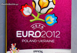Caderneta de cromos de futebol vazia - Euro 2012