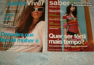 Revistas SABER VIVER de 2006-2007 e 2008-P/Coleção