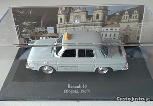 * Miniatura 1:43 Colecção "Táxis do Mundo" Renault 10 (1967) Bogotá 2ª Série