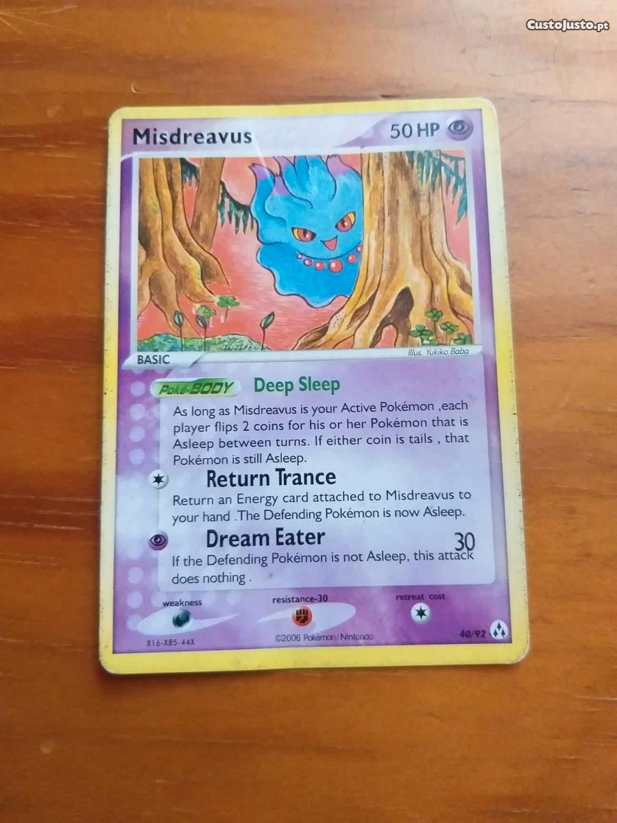 Pokemon Card - Misdreavus 50 HP
