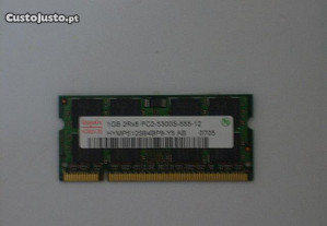 Memória Hynix - DDR2 1Gb 2RX8 PC2-5300S-555-12