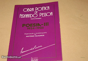 Poesia III 1934-1935-Obra Poética Fernando Pessoa