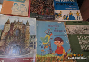 10 livros escolares escolares anos 60