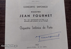 Teatro São João Porto 1957 Programa