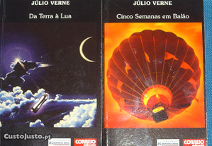 Da Terra à Lua e Cinco Semanas em Balão J. Verne