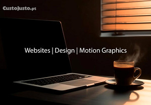 Criação de sites, Design Gráfico e Motion Graphics