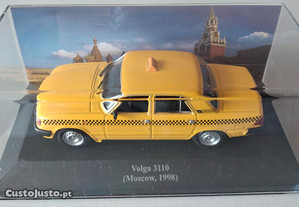 * Miniatura 1:43 Colecção "Táxis do Mundo" VOLGA 3110 (1998) Moscovo 2ª Série