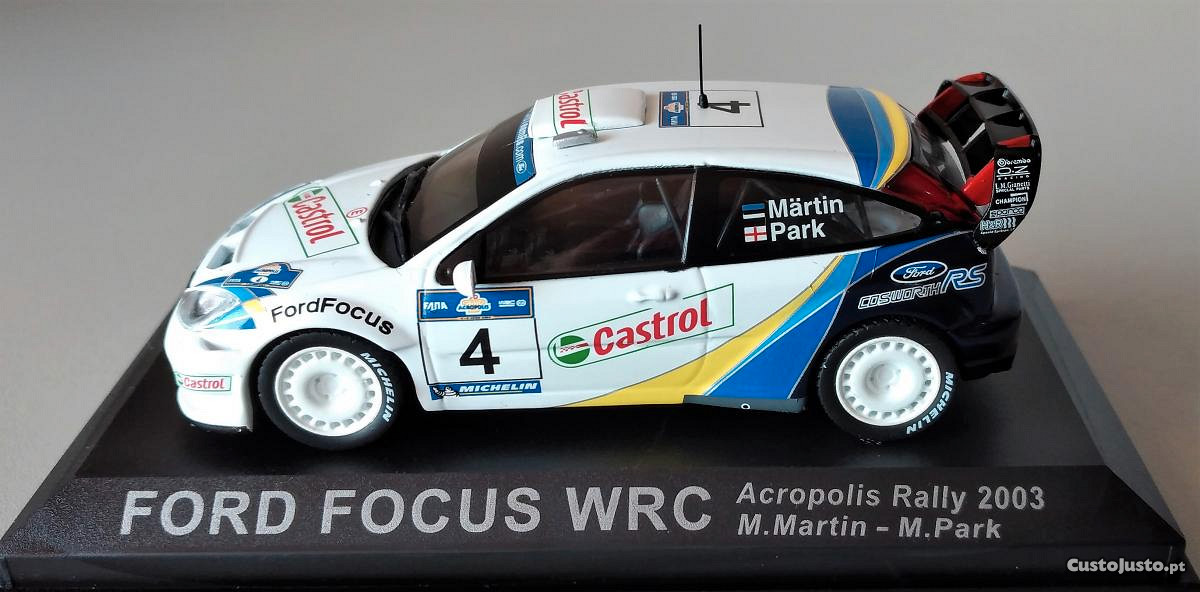 Miniatura 1:43 Ford Focus WRC M. Martin/M. Park Acropolis Rally 2003