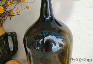 garrafão antigo de vidro varias cores