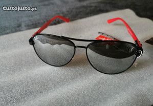 Óculos de Sol Ray-Ban Aviador Ferrari Rb8313