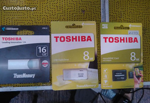 Toshiba - Pen Drive e Microsd Card