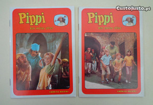 Antigos cadernos escolares - Pippi das meias altas