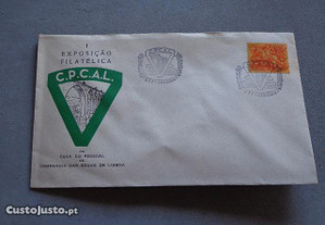 Raro envelope I Exposição Filatélica da Casa do Pe
