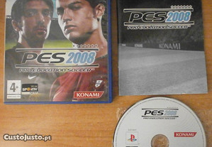 pes pro evolution soccer 2008 - sony playstation 2