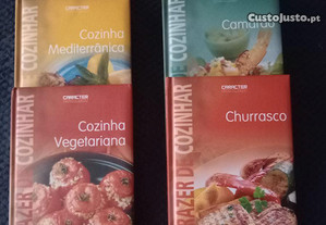 Coleção completa de 6 livros "O Prazer de Cozinhar" - 1ª Edição de Dezembro 2010