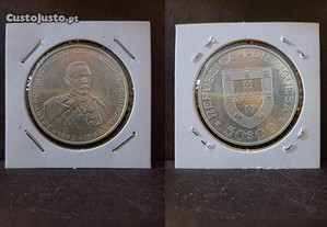 2 moedas de prata de 50 escudos 1969 e 1972