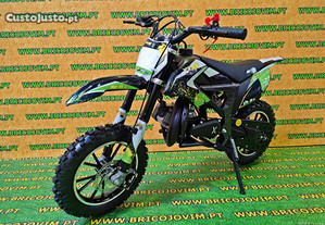 Mini Moto Cross Criança - Motor 49cc 4.5cv - NOVAS - Kit Potência