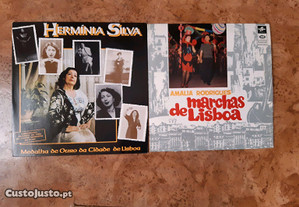Vinil LP de Hermínia Silva e Amália Rodrigues