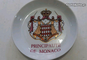 Porcelana, Brasão de Armas Monaco (RARO)