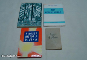 Vários livro de religião anos 50