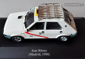 * Miniatura 1:43 Colecção "Táxis do Mundo" Seat Ritmo (1980) Madrid 2ª Série
