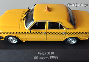 Miniatura 1:43 Colecção "Táxis do Mundo" Volga 3110 (1998) Moscovo 2ª Série *
