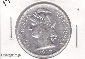 Moeda de $50 centavos de 1912 em prata