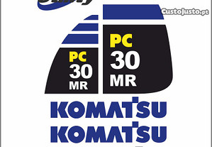 Kit de autocolantes Komatsu PC 30 MR