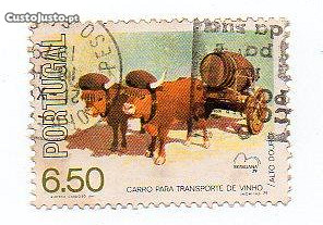 Selo Carro para transporte de vinho (1979)