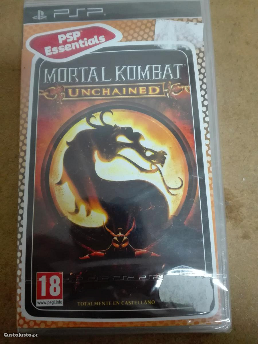 Jogo Mortal Kombat PSP - Novo