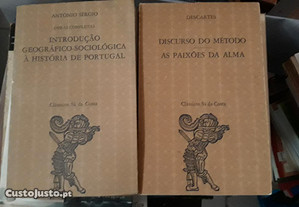 Obras de António Sérgio e Descartes