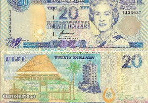 Ilhas Fiji - Nota de 20 Dollars 1996 - nova