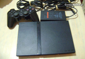 Playstation 2 Slim Completa 2 Comandos 70.00