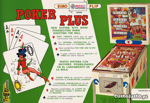 Máquina Marca Poker Plus original 1977